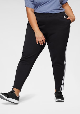 ADIDAS PERFORMANCE Slimfit Športne hlače | črna barva