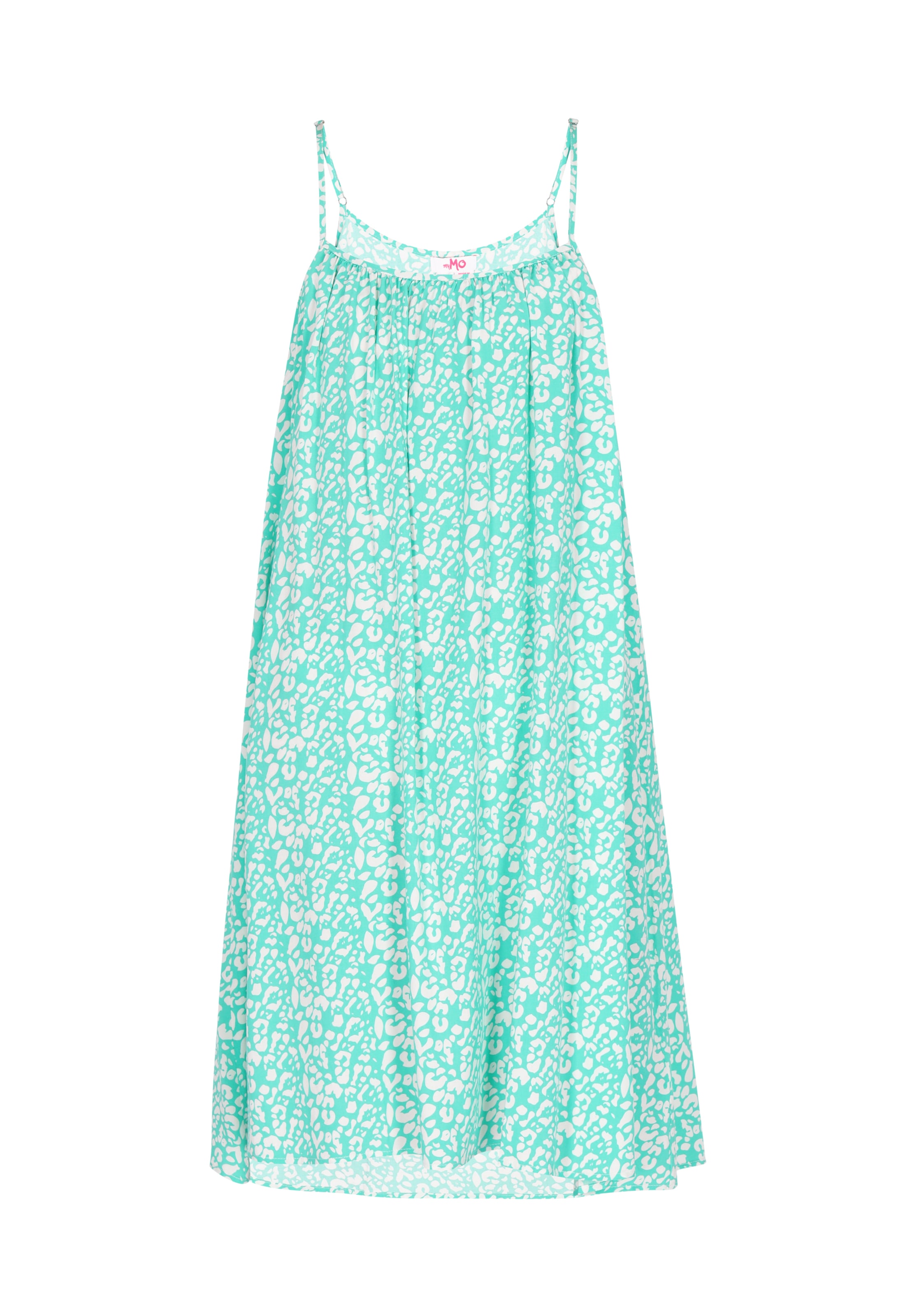 swirly - Vestido de verão 'Spring Summer' em verde: frente