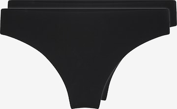 LingaDore Thong in Black: front