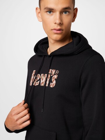 LEVI'S ® Sweatshirt 'LSE T3 Graphic Hoodie' in Black