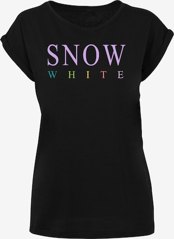 F4NT4STIC Shirt 'Disney Boys Snow White Graphic' in Black: front