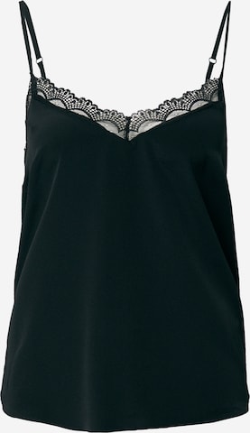 NAF NAF Top in Black: front