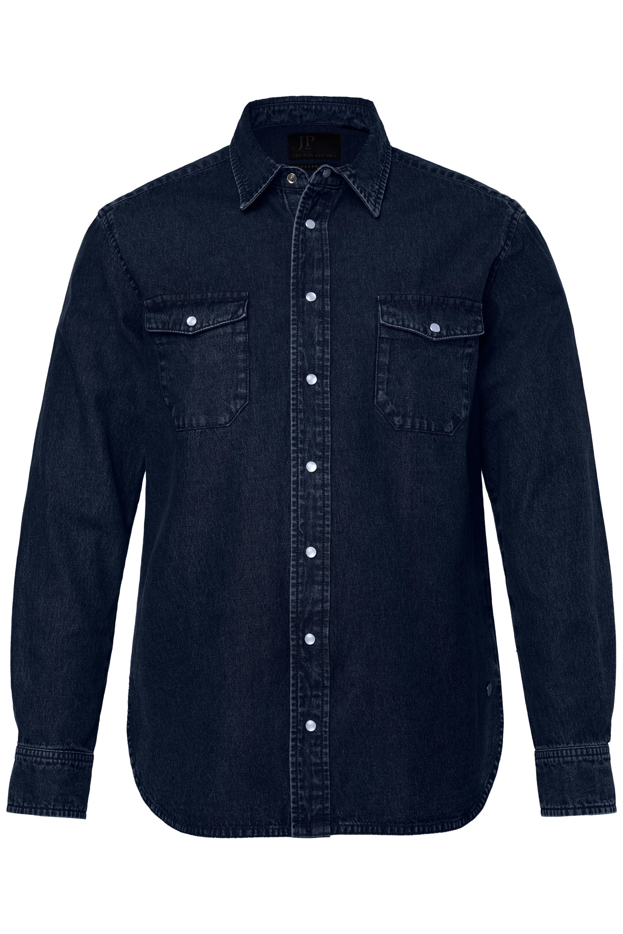 JP1880 Regular fit Overhemd in Blauw: voorkant