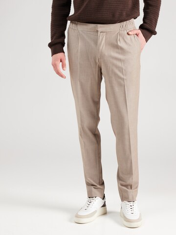Regular Pantalon à plis 'JPSTACE JJDIEGO' JACK & JONES en beige : devant