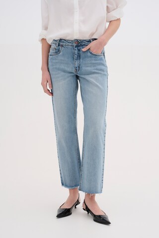 My Essential Wardrobe Regular Jeans 'Dango' in Blauw: voorkant