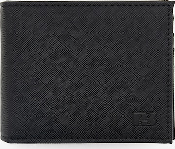 Pull&Bear Wallet in Black: front