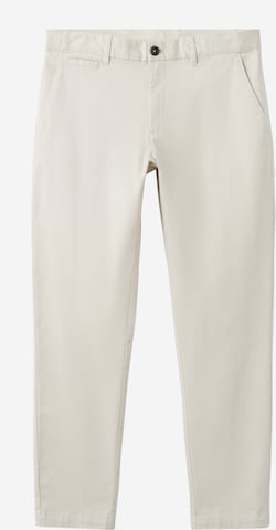 MANGO MAN Zúžený Chino kalhoty 'PRATO' – béžová: přední strana