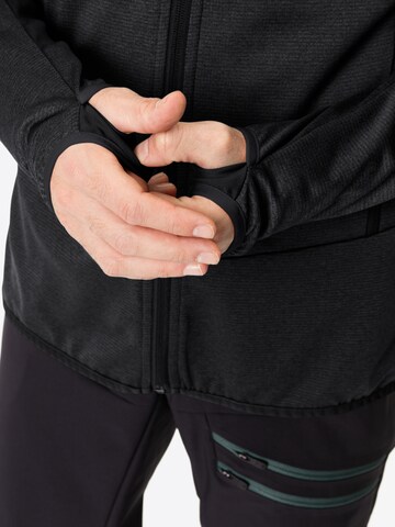 VAUDE Funktionele fleece-jas 'Monviso' in Zwart