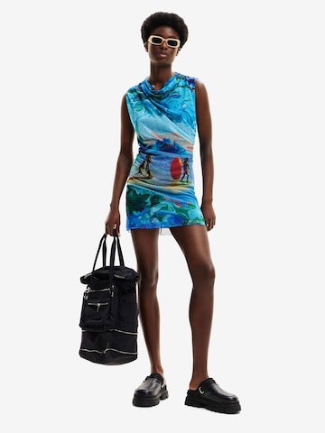 Desigual - Vestido de verano 'M. Christian Lacroix' en azul