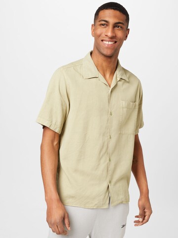 NN07 Regular fit Button Up Shirt 'Julio' in Green: front