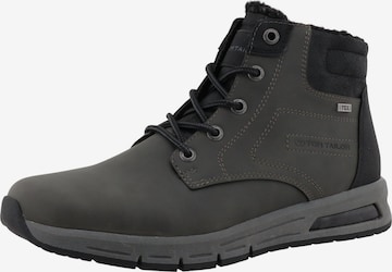 TOM TAILOR Buty sznurowane w kolorze szary: przód