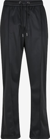 Urban Classics Loosefit Housut 'Pintuck' värissä musta: etupuoli