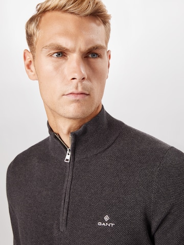 GANT - Regular Fit Pullover em cinzento