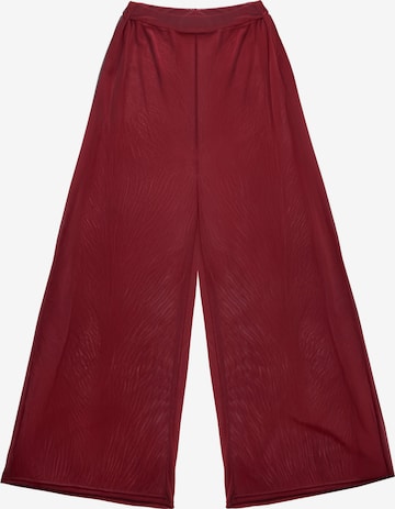 Wide Leg Pantalon 'Sheer' SugarShape en rouge : devant