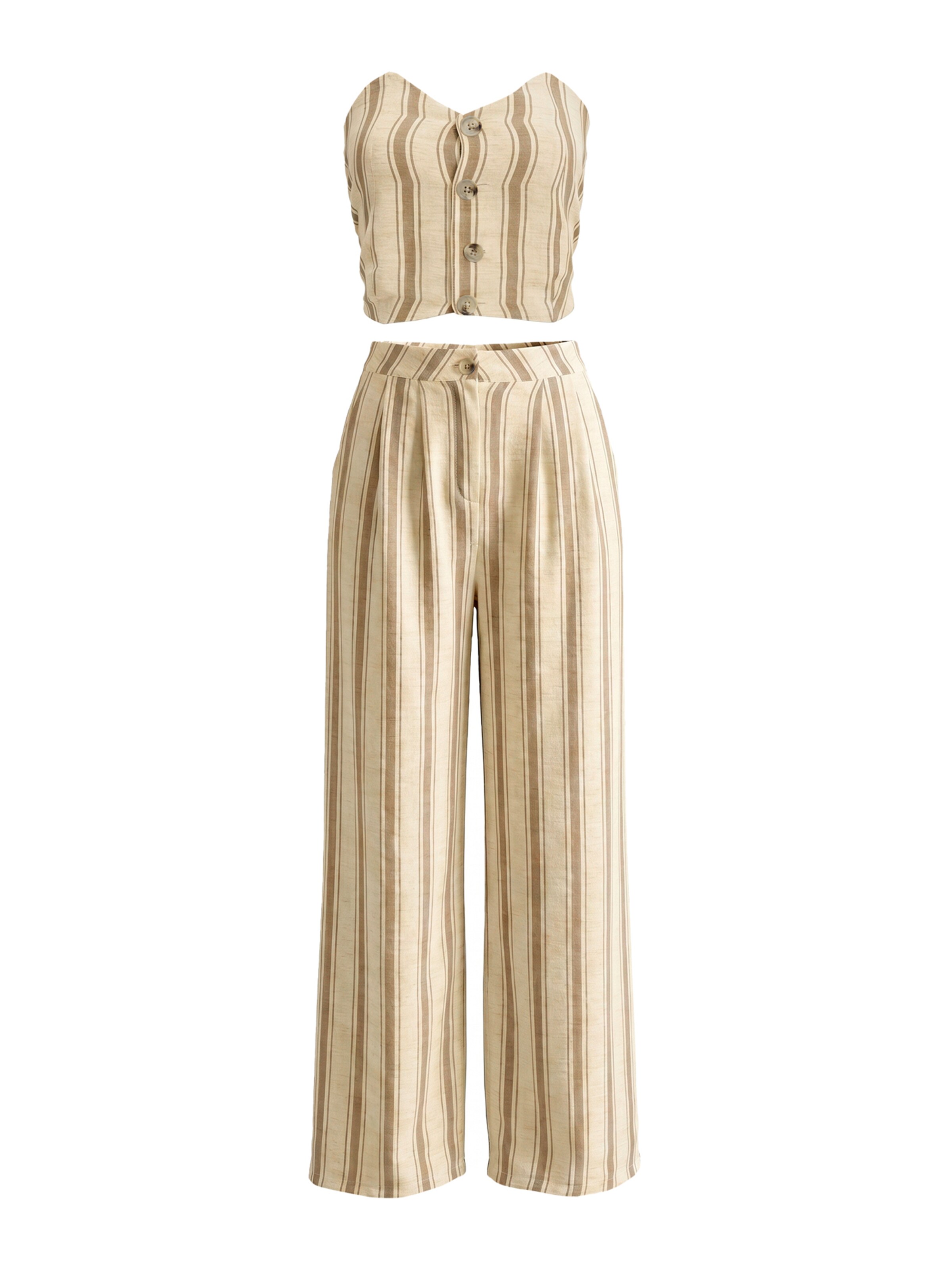 Imily Bela Pantsuit in Beige: front