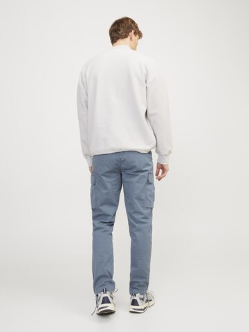 Regular Pantalon cargo 'Ace Tucker' JACK & JONES en bleu