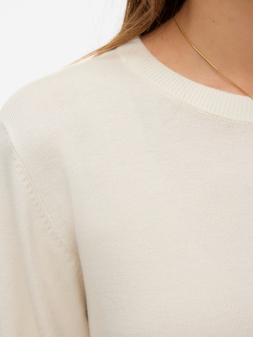 VERO MODA Pullover 'VMSilje' i beige