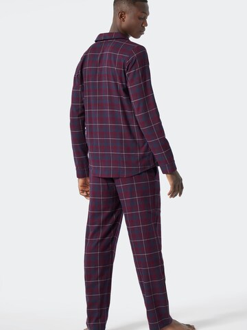 SCHIESSER Long Pajamas in Red