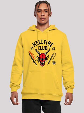 Sweat-shirt F4NT4STIC en jaune : devant