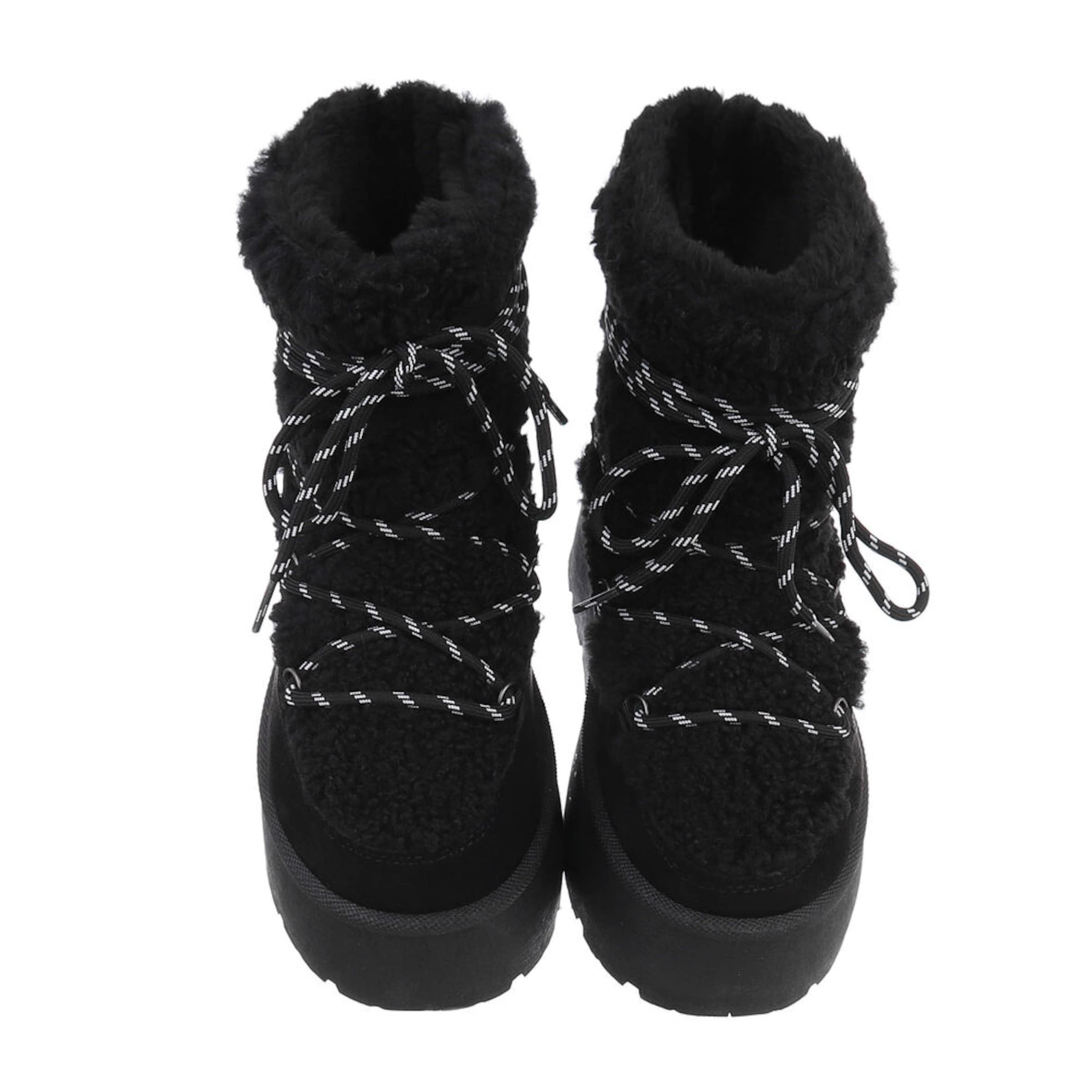 Ital-Design Boots in Schwarz