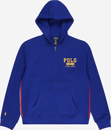 Polo Ralph Lauren Zip-Up Hoodie in Blue: front