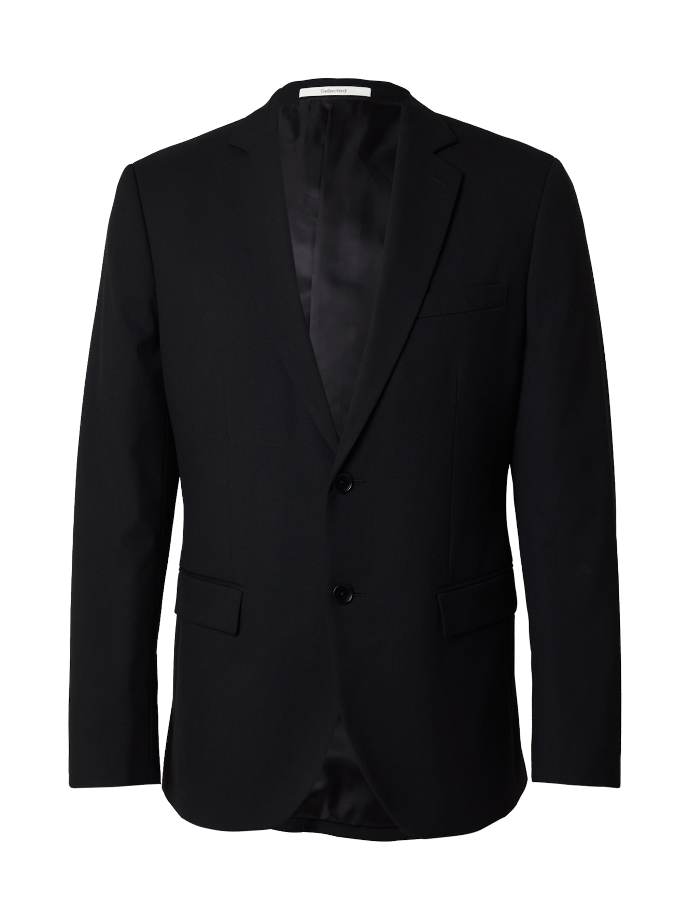 SELECTED Biznis sako 'SLHLIAM' - Čierna: predná strana