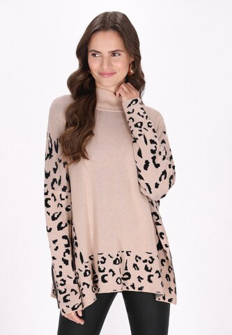 faina Sweater in Beige: front
