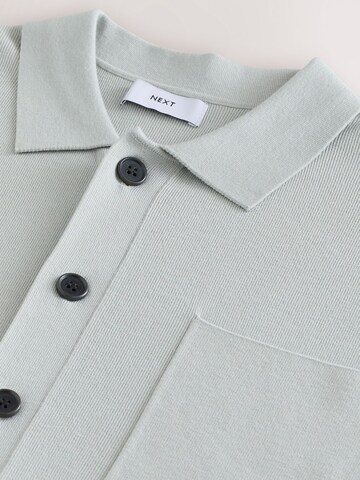 Next Comfort Fit Плетена жилетка в сиво