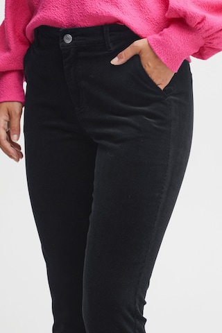 PULZ Jeans Regular Broek 'Mila' in Zwart