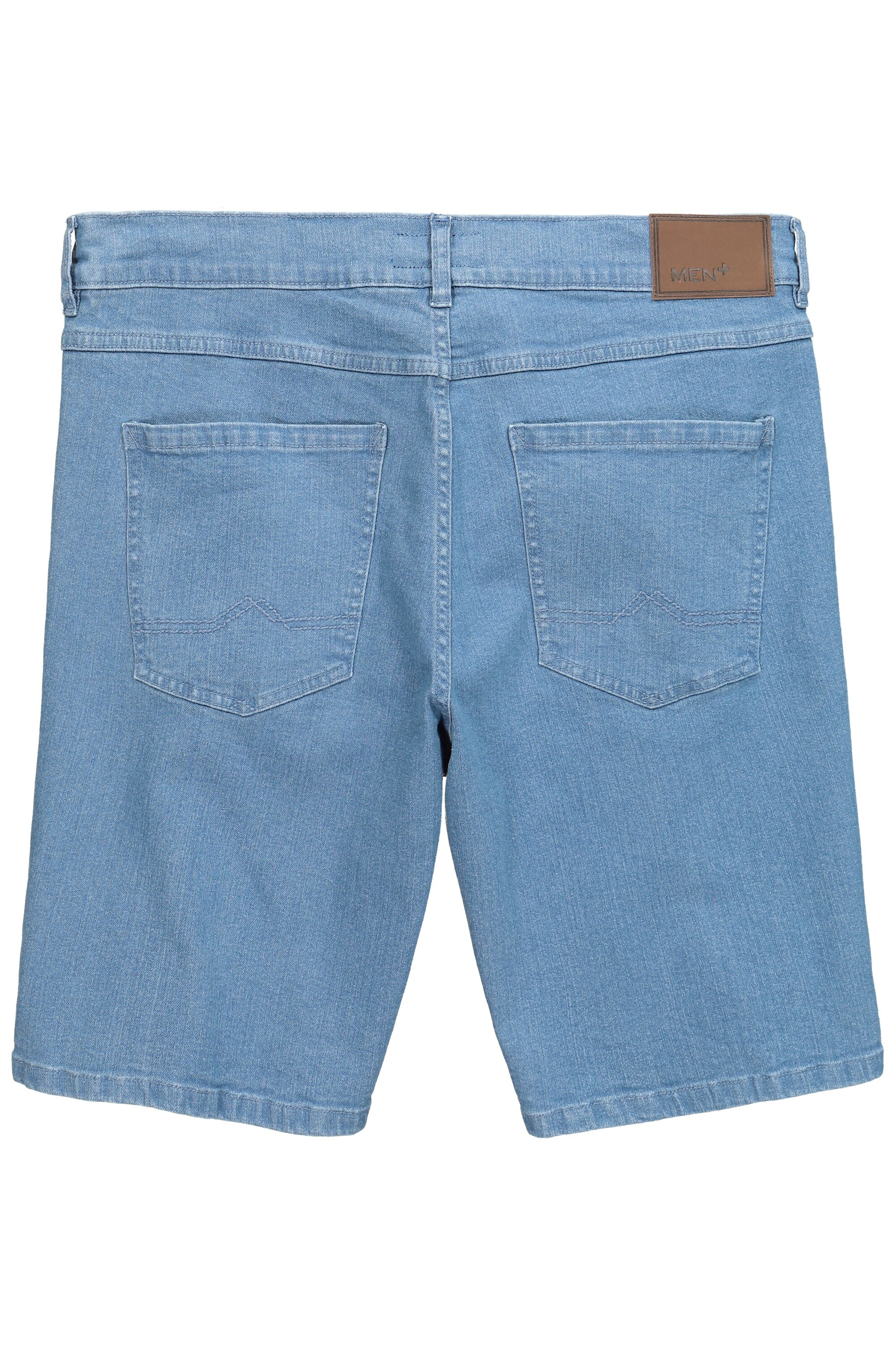 Men Plus Regular Jeans 'Bermuda' in Blau