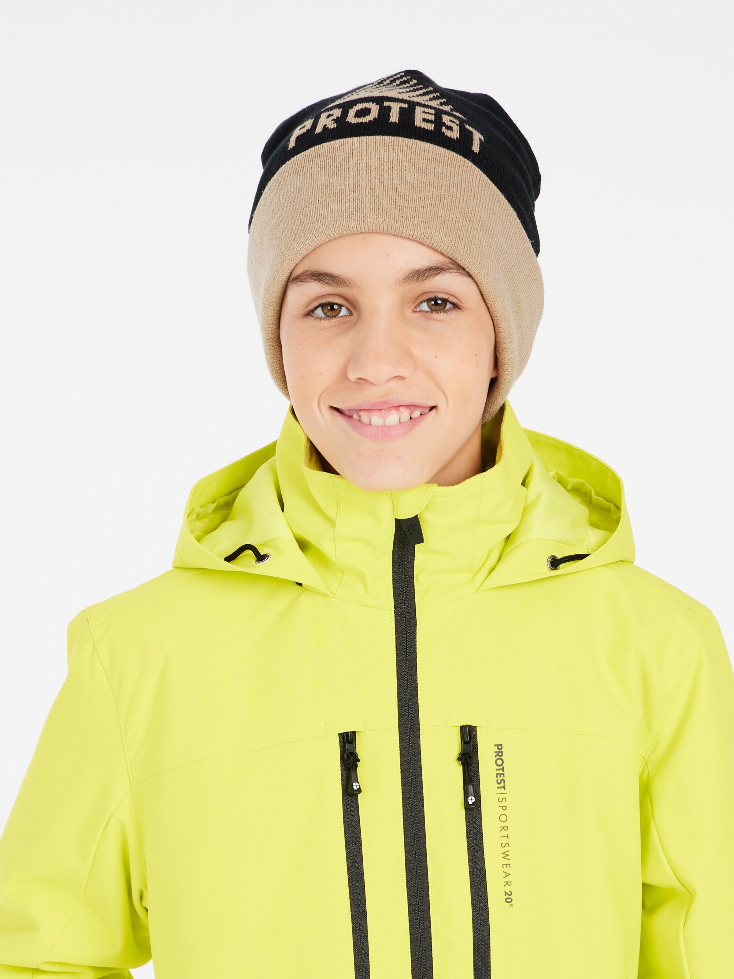 PROTEST Athletic Jacket 'PRTFLYNTY JR' in Green