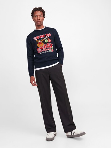 zils JACK & JONES Džemperis 'JJXmas Santa'