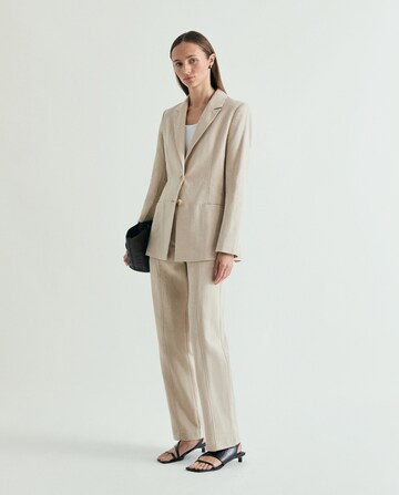 Scalpers Regular Pants ' ' in Beige: front