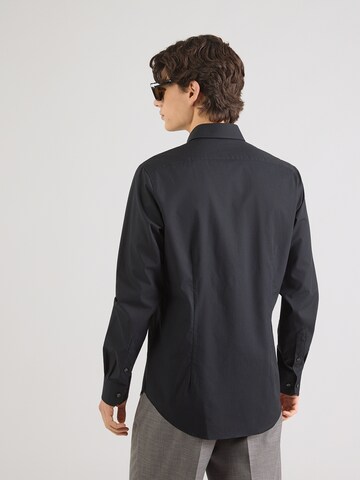 Michael Kors - Ajuste estrecho Camisa en negro: atrás