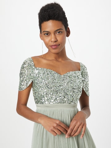 Robe de soirée 'BARDOT' Maya Deluxe en vert