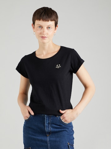 Derbe T-shirt 'Robbenschnute' i svart: framsida