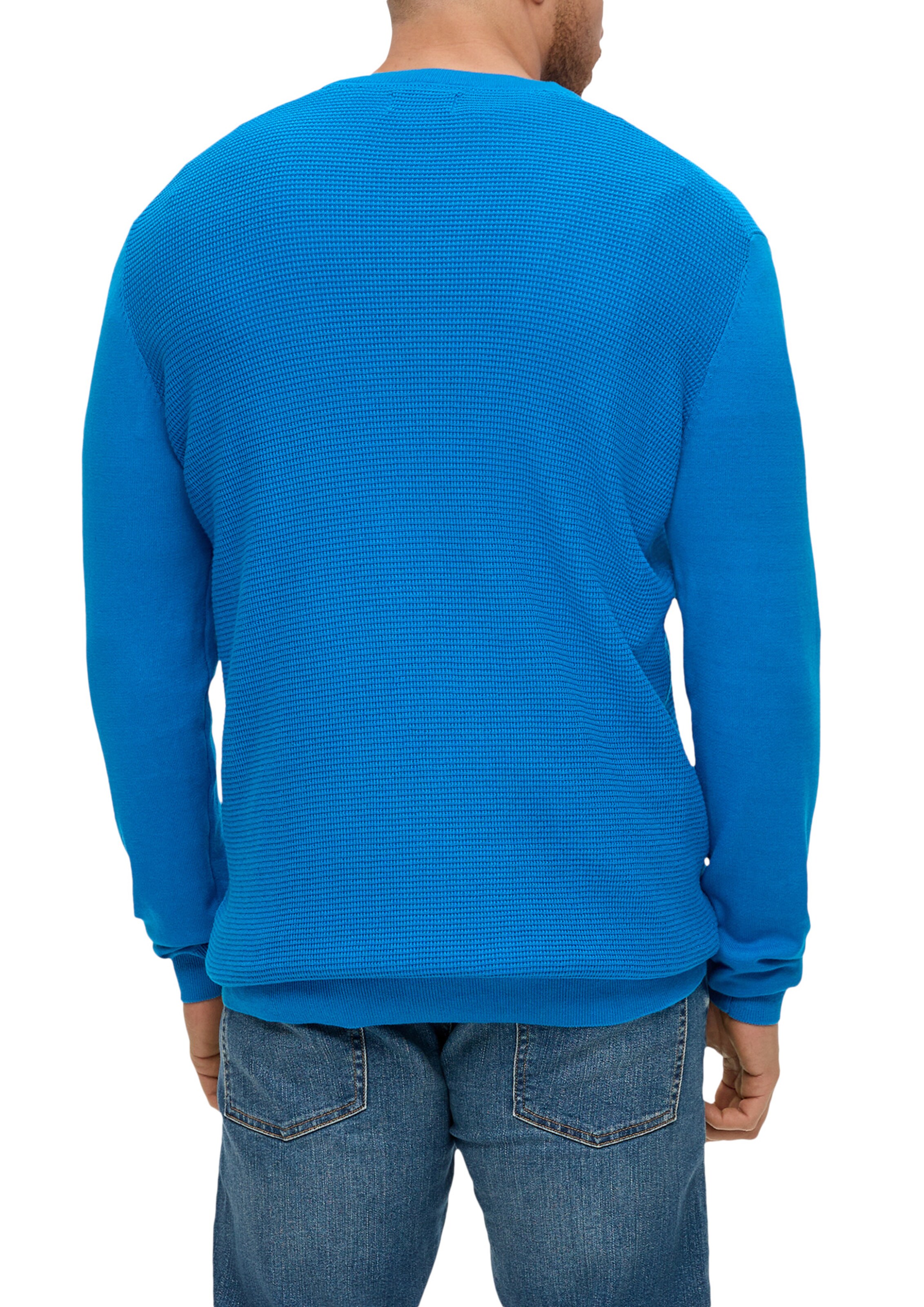 s.Oliver Men Tall Sizes Pullover in Blau