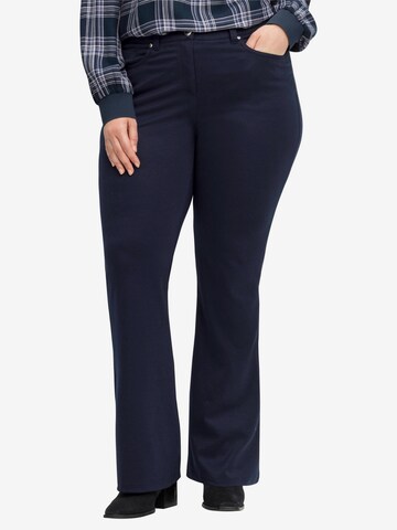 SHEEGO Boot cut Pants in Blue: front