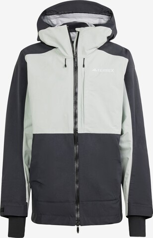 ADIDAS TERREX Athletic Jacket 'Techrock' in Green: front