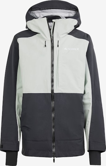 ADIDAS TERREX Veste de sport 'Techrock' en vert pastel / noir, Vue avec produit