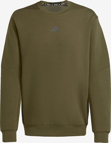 žalia ADIDAS PERFORMANCE Sportinio tipo megztinis 'Designed For Training': priekis