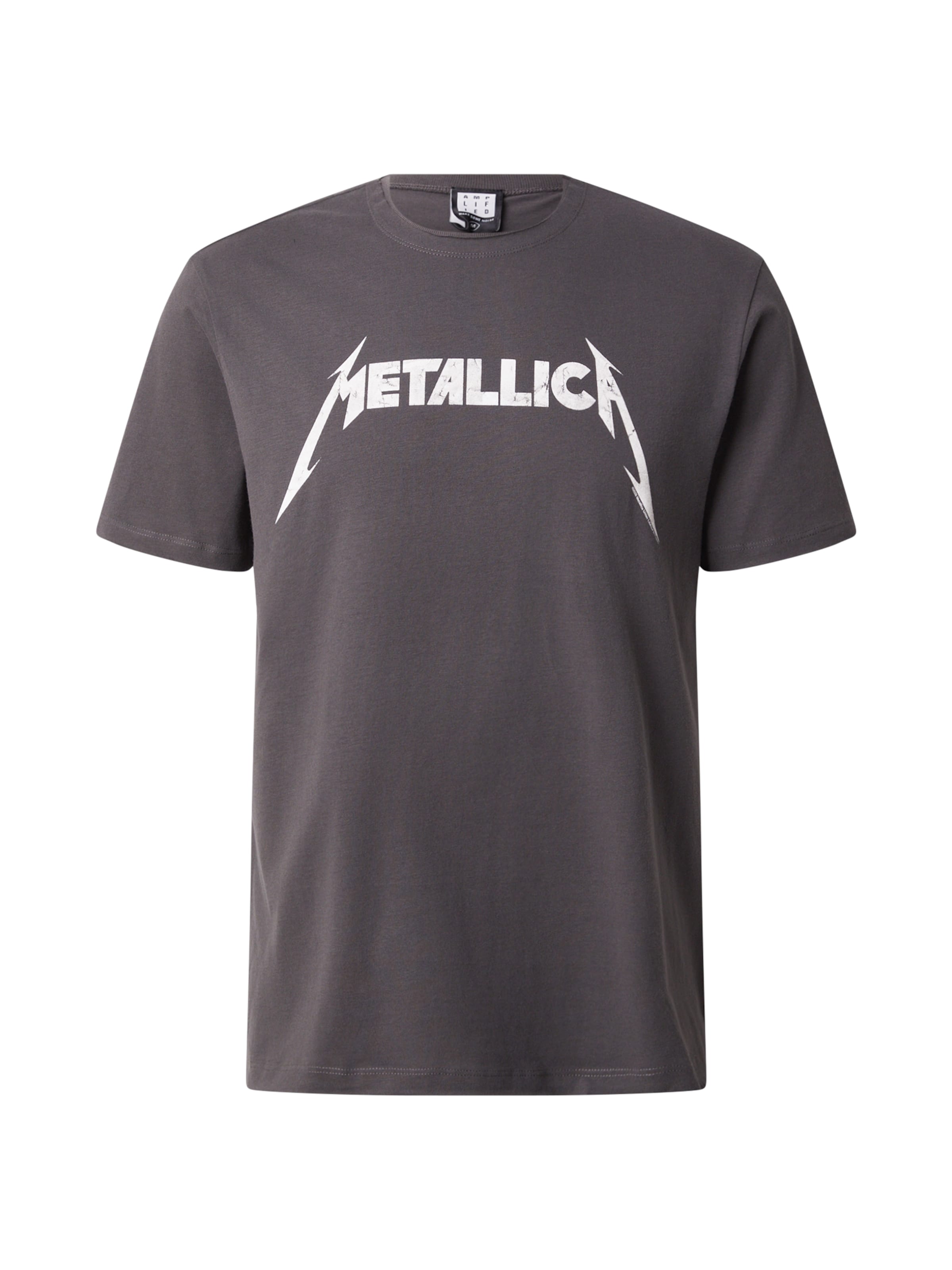AMPLIFIED - Camiseta 'METALLICA' en gris: frente