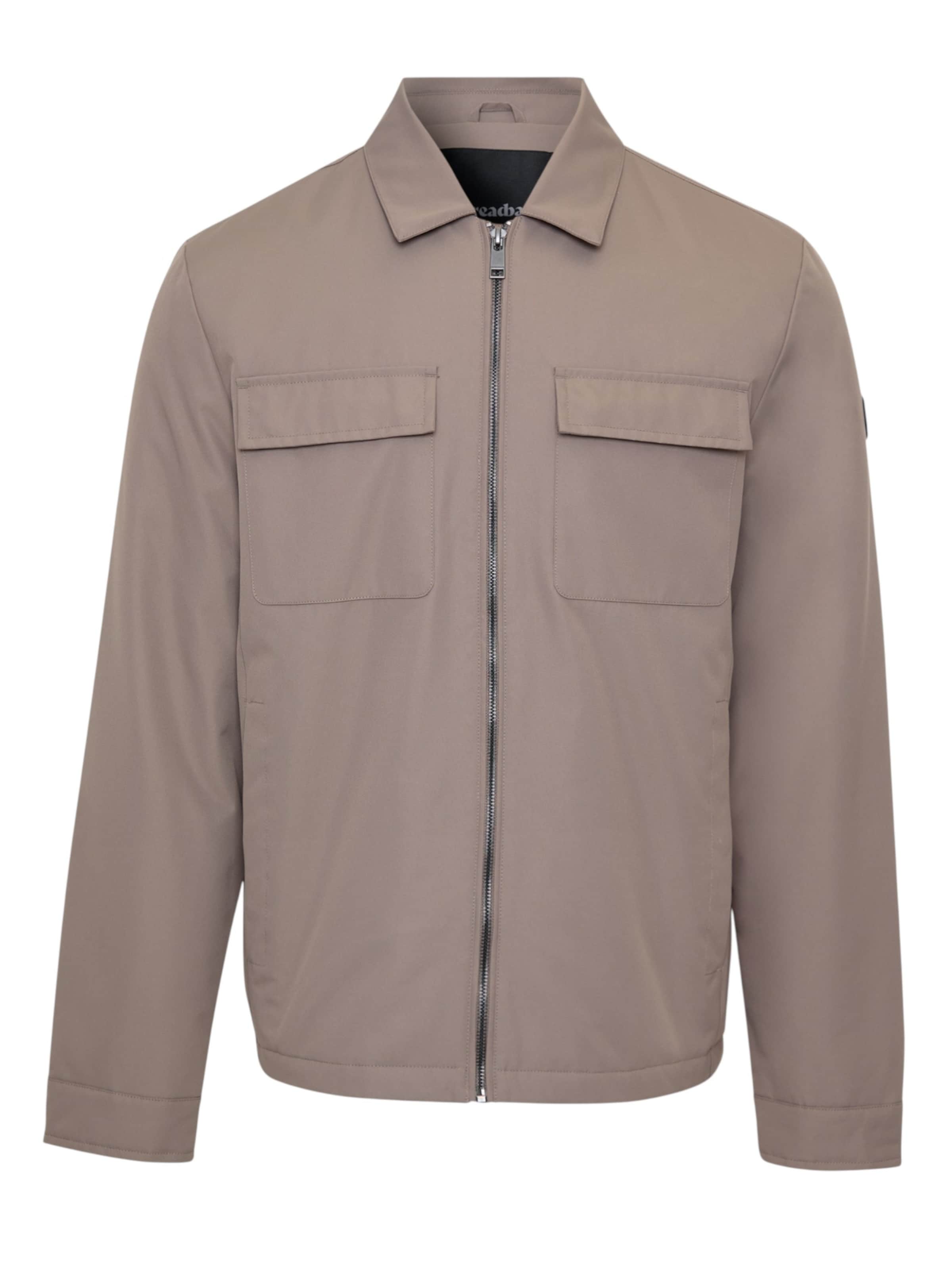 Threadbare Freizeitjacke 'Hitchin' in Beige: Vorderseite