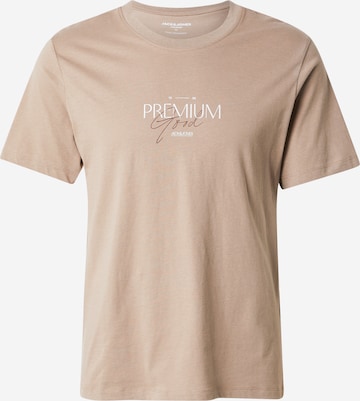 Jack & Jones Premium - Camiseta 'JPRBLAHAROLD' en beige: frente