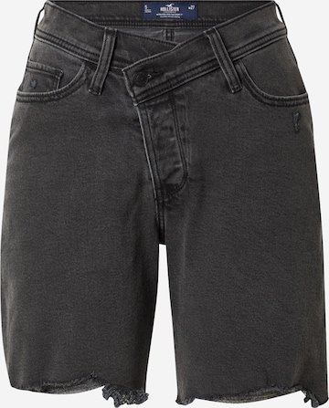 HOLLISTER Regular Jeans in Black: front