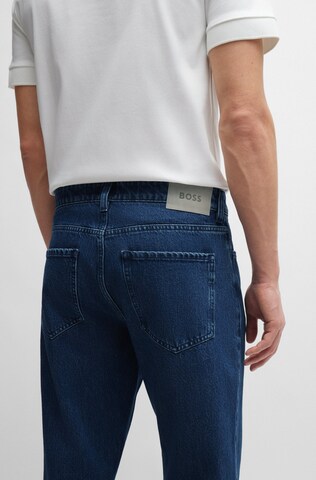 BOSS Regular Jeans 'H-Akron' in Blau