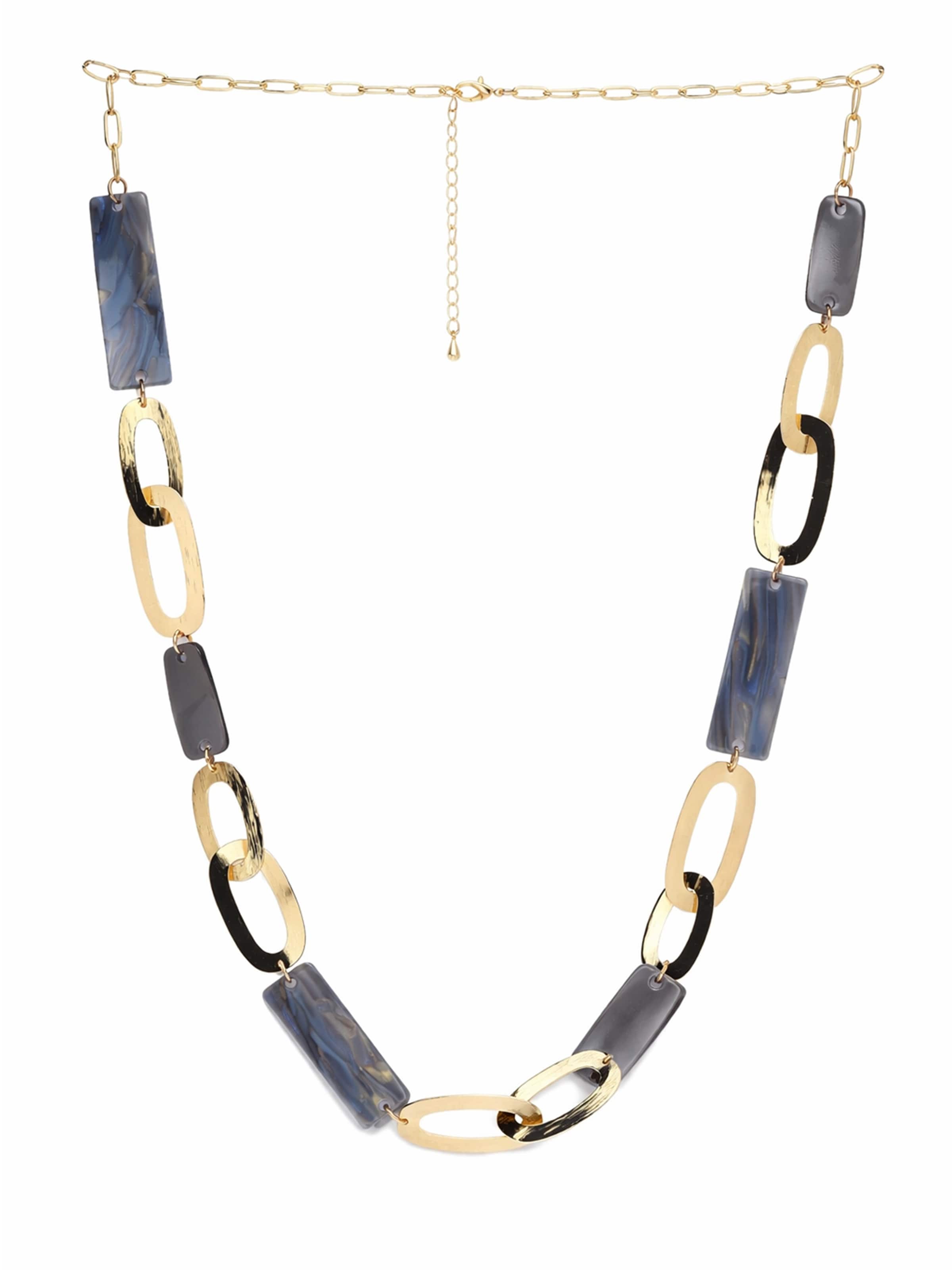 AVANT-GARDE PARIS Kæde 'Solyelle' i grå: forside