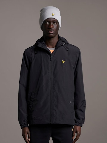 Lyle & Scott Vinterfrakke i sort: forside