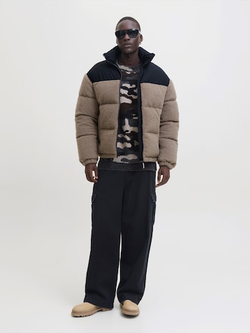 JACK & JONES Winter jacket 'JCOFlare' in Brown