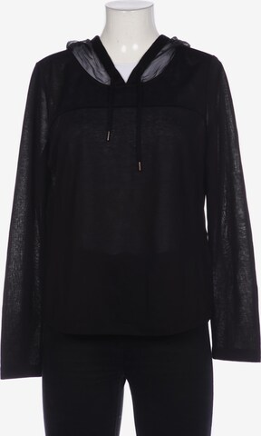 MARGITTES Sweatshirt & Zip-Up Hoodie in L in Black: front